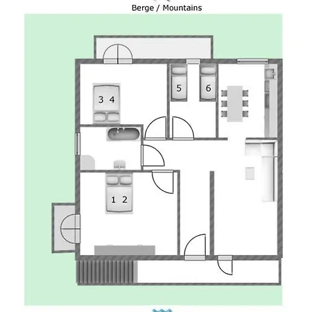 Laura Garten-ferienwohnung *
